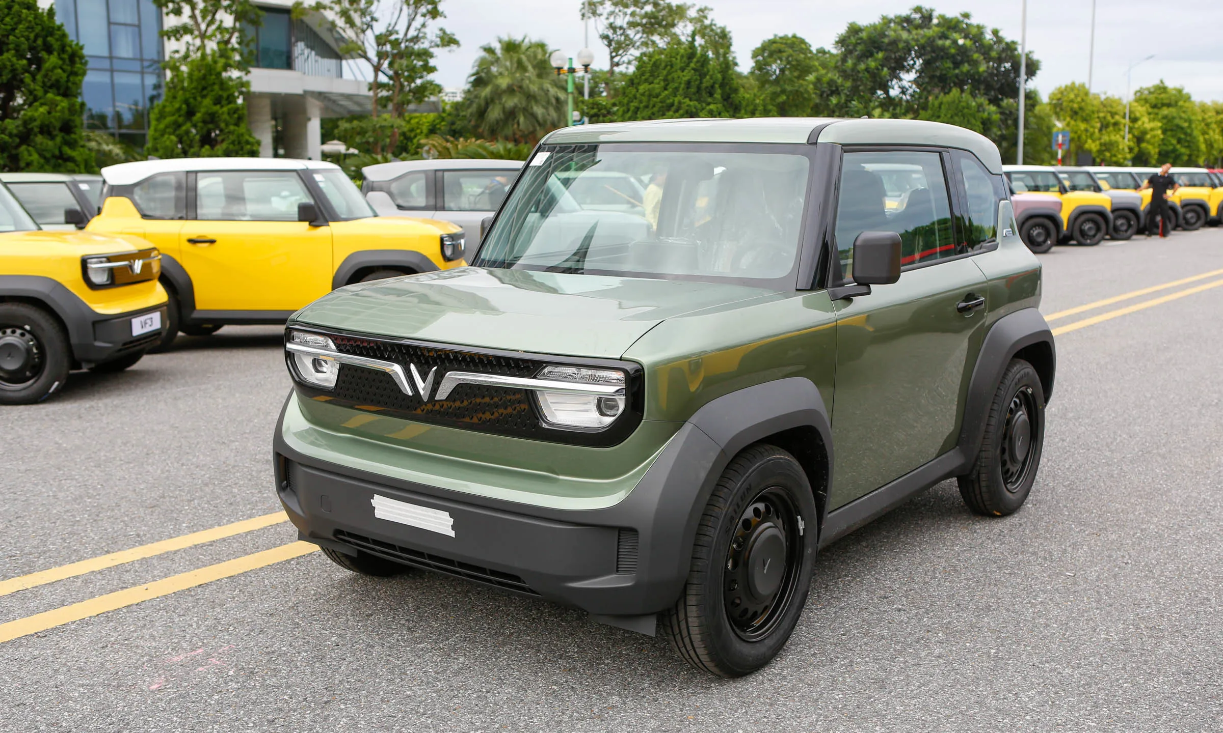 VF3 màu xanh lá nhạt